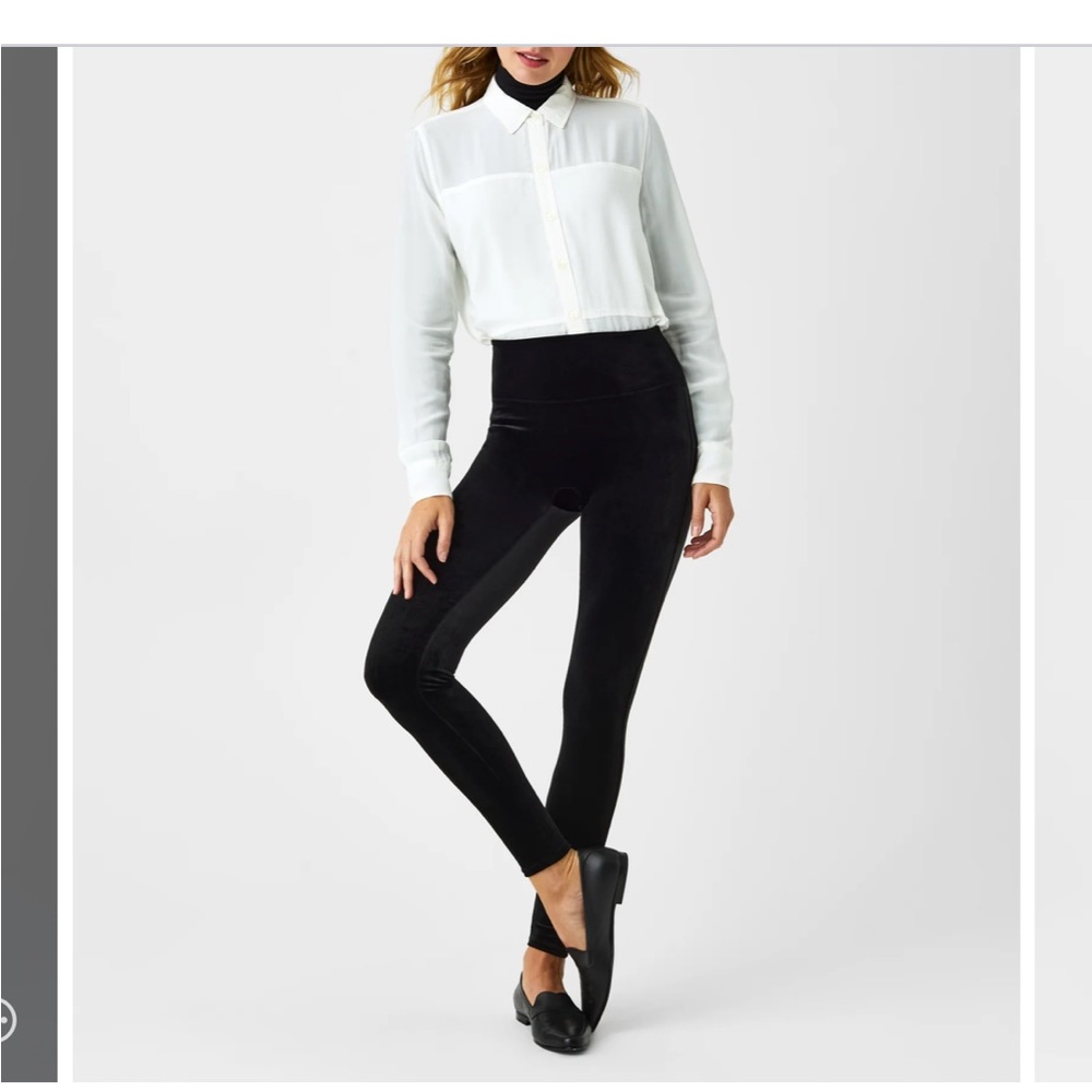 NEW SPANX velvet leggings Small